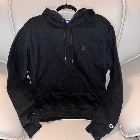 Champion Men's Powerblend Pullover Hoodie, Iconic 'C' Logo - Picture 6 of 12